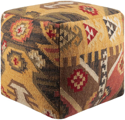 Livabliss - Frontier Pouf - Amber - POUF-34 veiw 1