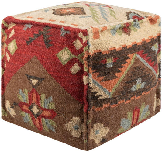 Livabliss - Frontier Pouf - Rust - POUF-17 veiw 1