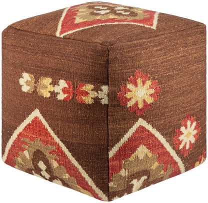 Livabliss - Frontier Pouf - Rust - POUF-19 veiw 1