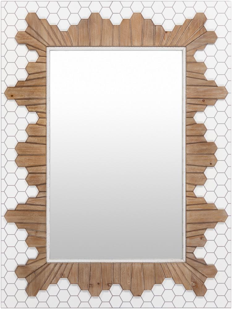 Livabliss - Genaro Accent Mirror - White - GEN001-402 veiw 1