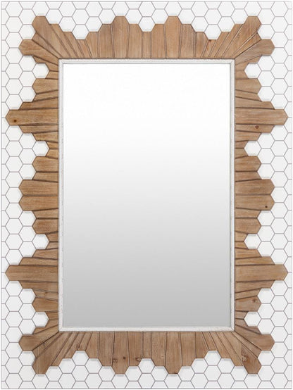 Livabliss - Genaro Accent Mirror - White - GEN001-402 veiw 1