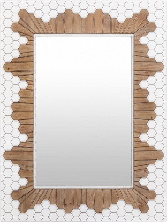 Livabliss - Genaro Accent Mirror - White - GEN001-402 veiw 1