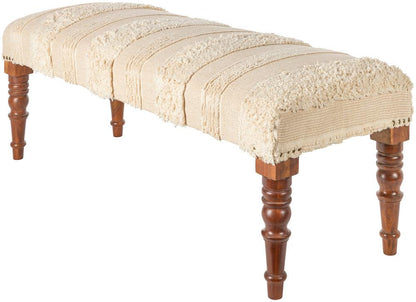 Livabliss - Haarlem Bench - Light Beige - Brown - HRM-004 veiw 1