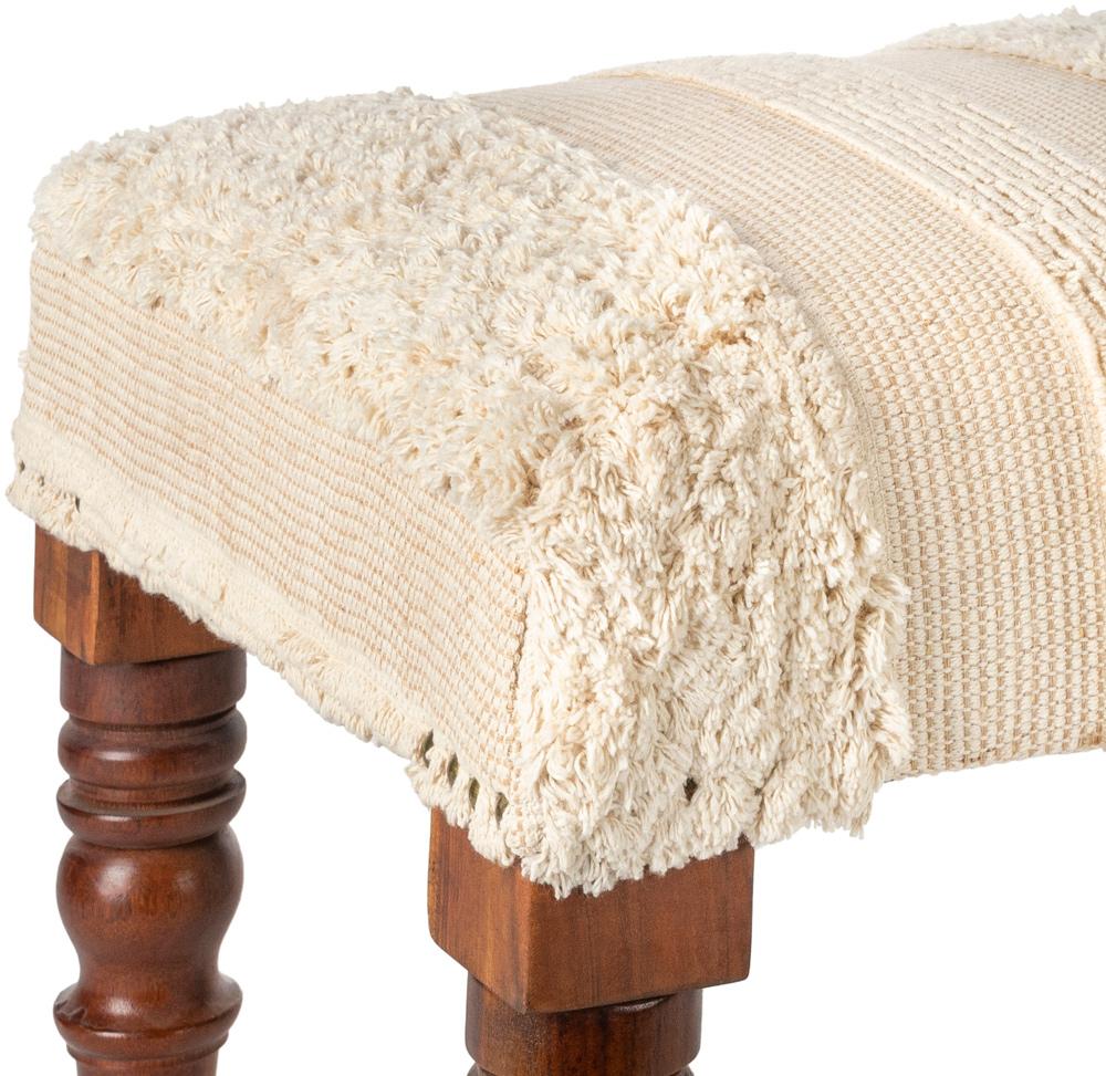 Livabliss - Haarlem Bench - Light Beige - Brown - HRM-004 veiw 2