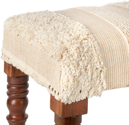 Livabliss - Haarlem Bench - Light Beige - Brown - HRM-004 veiw 2