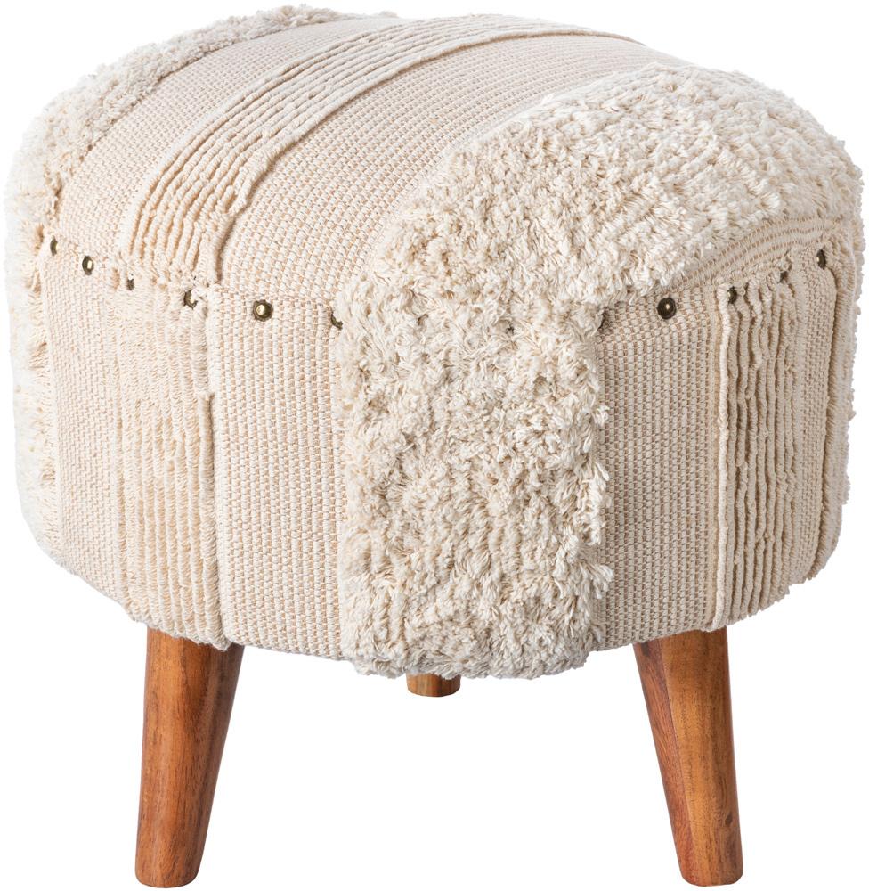 Livabliss - Haarlem Ottoman - Beige - Brown - HRM-005 veiw 1