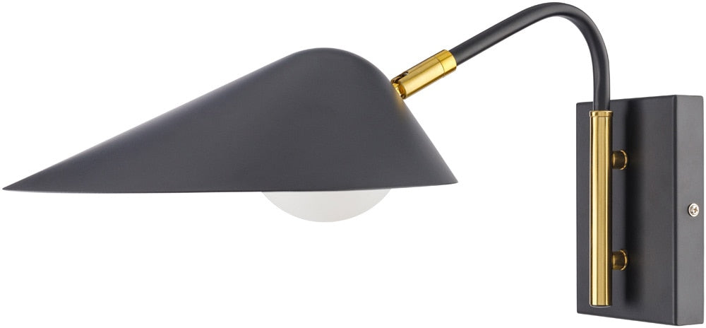 Livabliss - Hallas Wall Sconce - Black - HLS-001 veiw 1