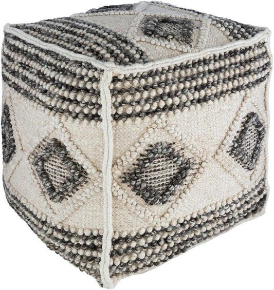 Livabliss - Hygge Pouf - Black - HGPF001-181818 veiw 1