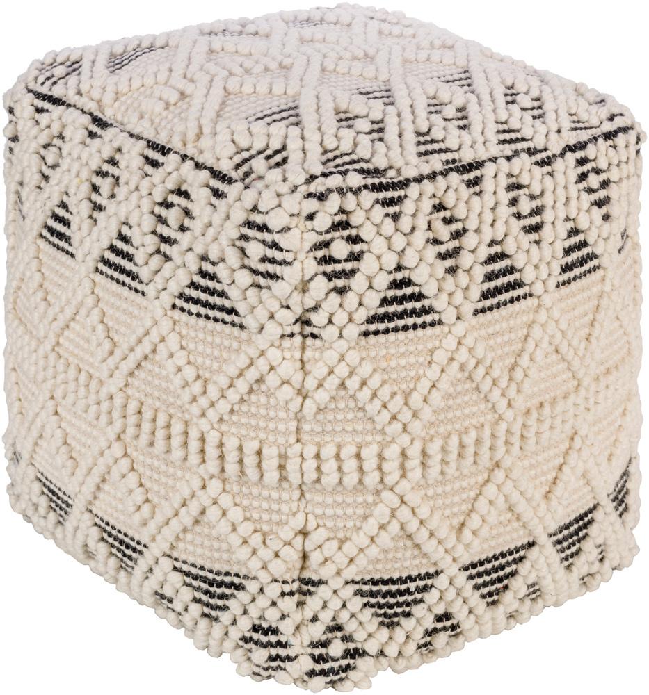 Livabliss - Hygge Pouf - Black - HGPF007-181818 veiw 1