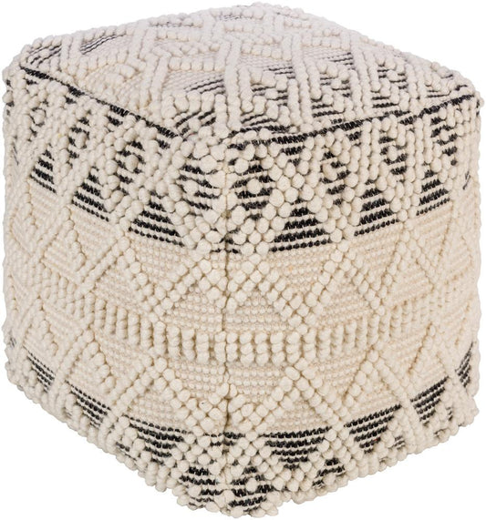 Livabliss - Hygge Pouf - Black - HGPF007-181818 veiw 1