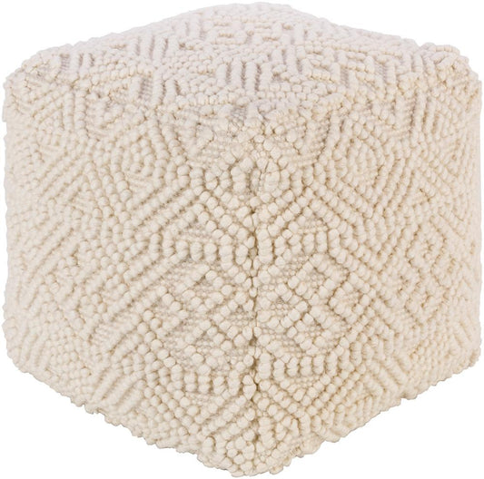 Livabliss - Hygge Pouf - Cream - HGPF006-181818 veiw 1