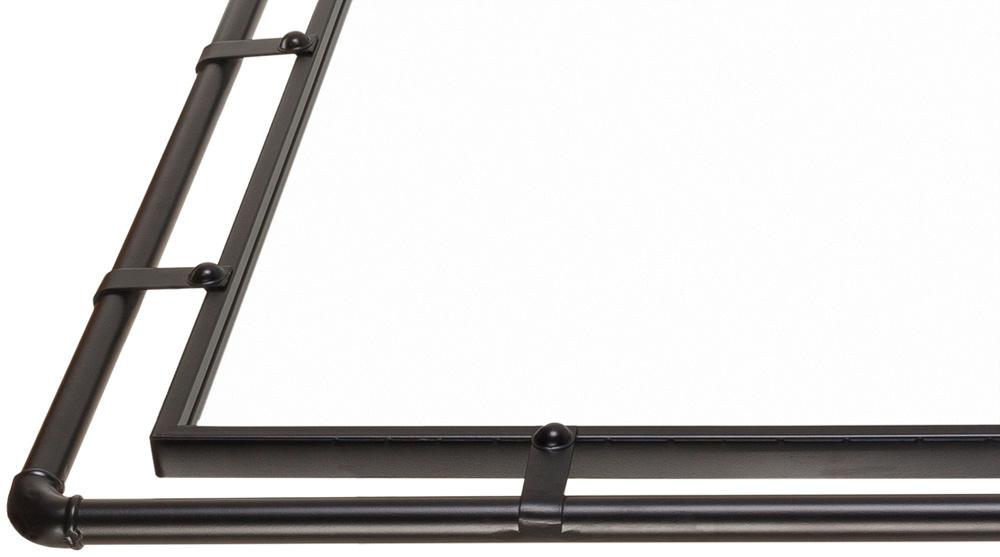 Livabliss - Indus Accent Mirror - Black - IDS001-3524 veiw 2