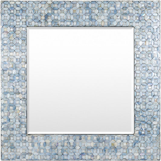 Livabliss - Iridescent Accent Mirror - Blue - ISC015-3232 veiw 1