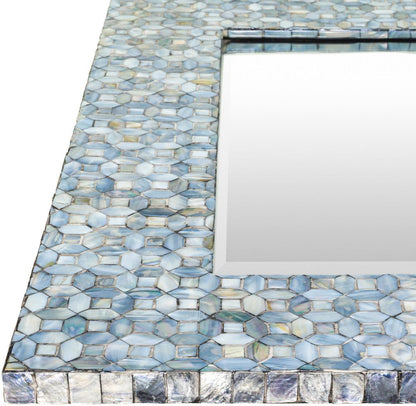 Livabliss - Iridescent Accent Mirror - Blue - ISC015-3232 veiw 2