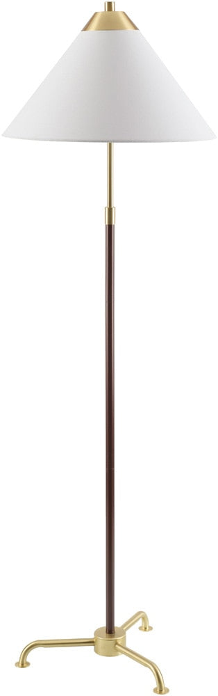 Livabliss - Izumi Accent Floor Lamp - Brown - Gold - IZM-001 veiw 1