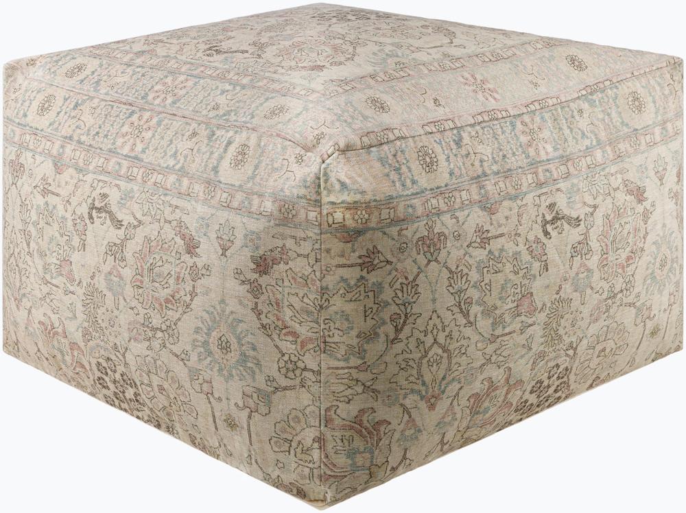 Livabliss - Kalina Pouf - Dark Brown - KLPF001-142424 veiw 1