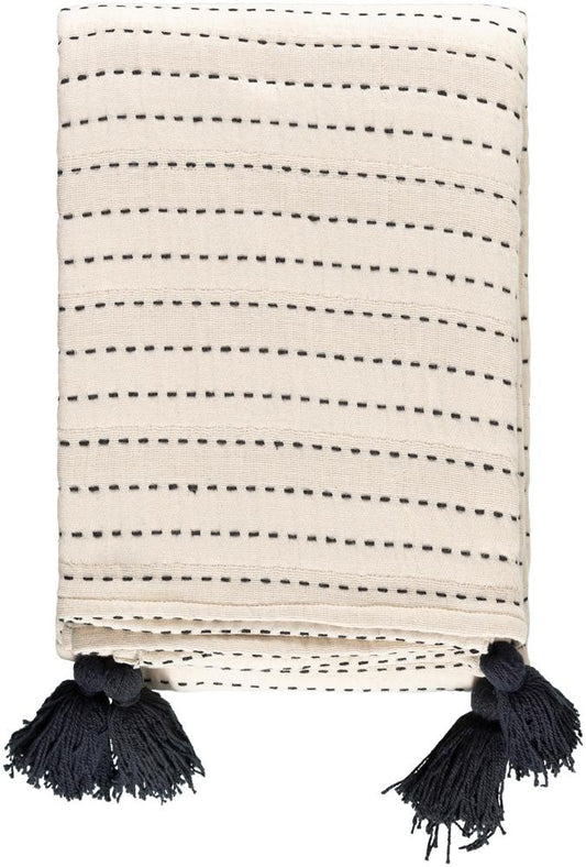 Livabliss - Kapri Throw - Cream - BOKI1001-5060
