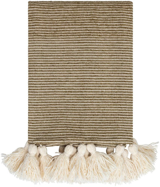 Livabliss - Kapri Throw - Olive - BOKI1003-5060 veiw 1