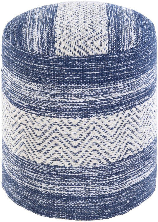 Livabliss - Levi Pouf - Blue - IVPF002-161616 veiw 1