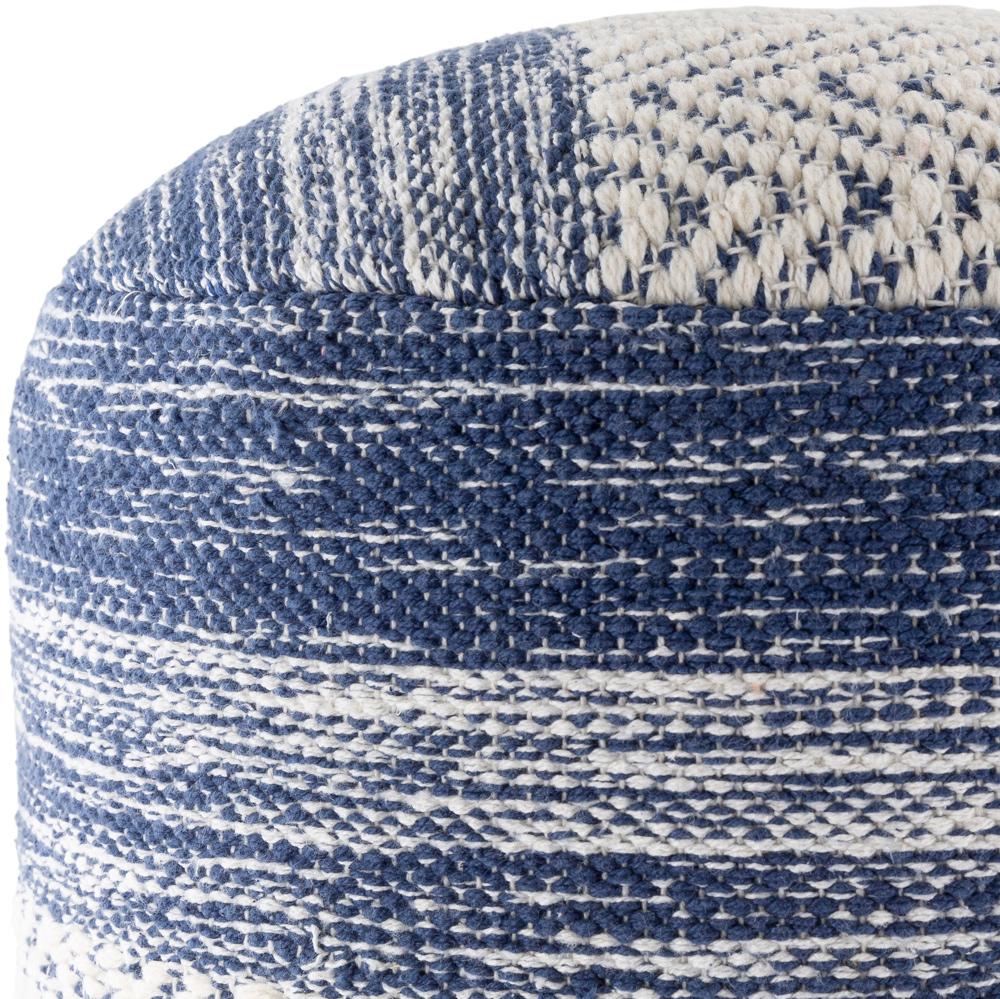 Livabliss - Levi Pouf - Blue - IVPF002-161616 veiw 2