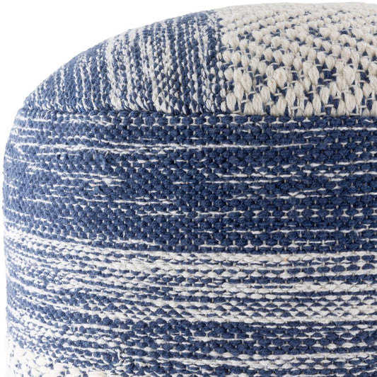 Livabliss - Levi Pouf - Blue - IVPF002-161616 veiw 2