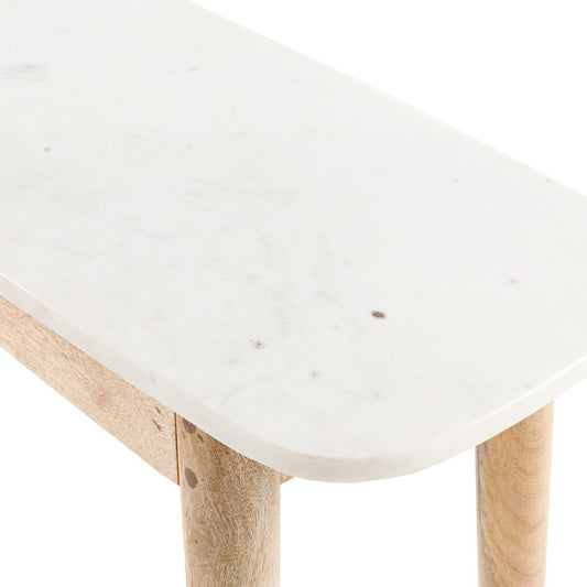 Livabliss - Makrana Console Table - White - MKR-001 veiw 2