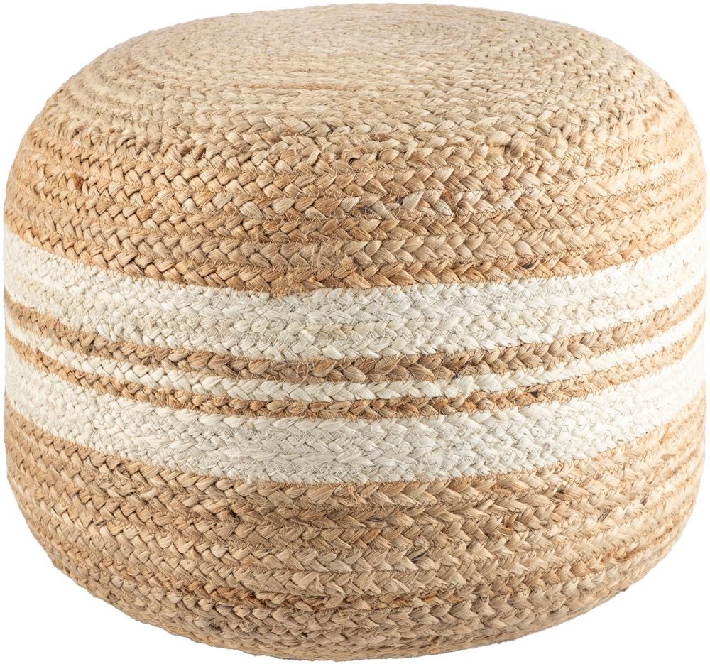 Livabliss - Mallows Pouf - Natural - MWPF001-141818 veiw 1