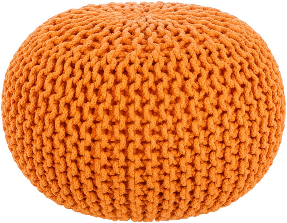 Livabliss - Malmo Pouf - Orange - MLPF-005 veiw 1