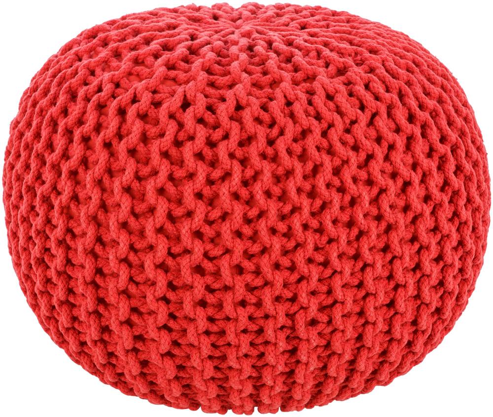 Livabliss - Malmo Pouf - Red - MLPF-003 veiw 1