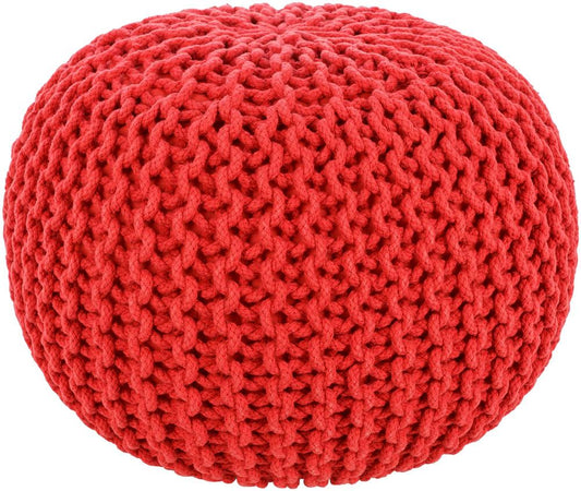 Livabliss - Malmo Pouf - Red - MLPF-003 veiw 1