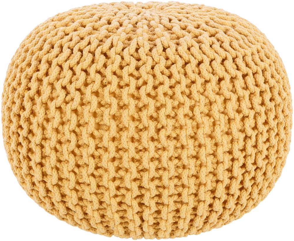 Livabliss - Malmo Pouf - Yellow - MLPF-002 veiw 1