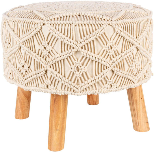 Livabliss - Mandala Ottoman - Beige - Brown - MDL-001 veiw 1
