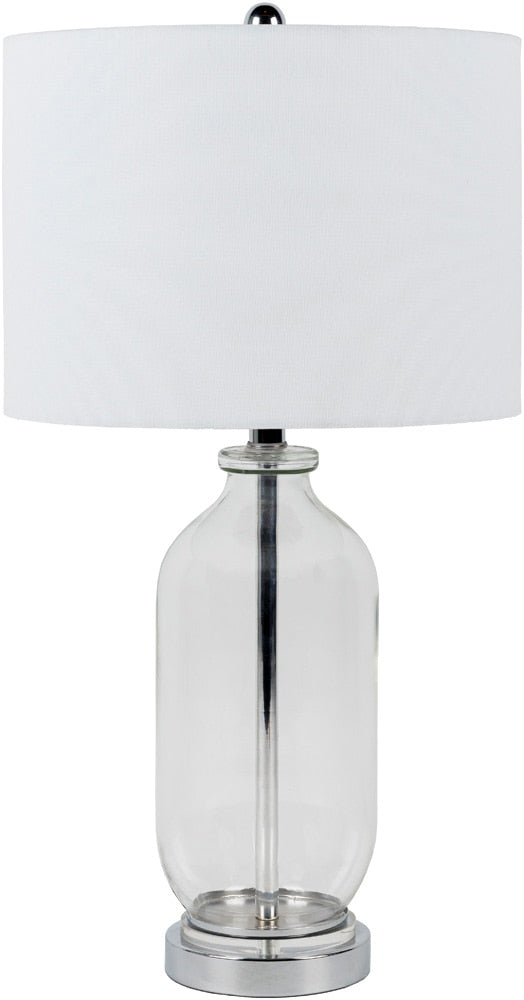 Livabliss - Manitoba Accent Table Lamp - Clear - Metallic - Silver - MIB-001 veiw 1