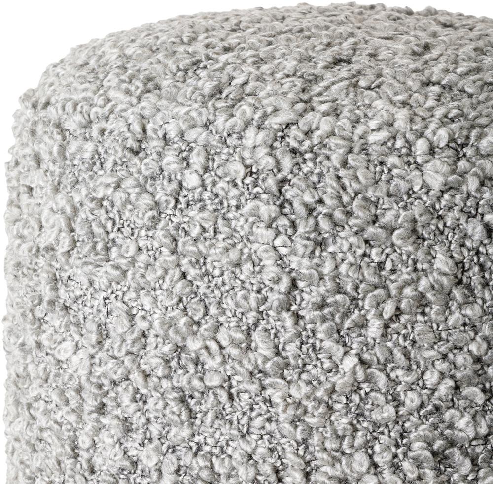 Livabliss - Mohave Pouf - Sterling Grey - MHPF001-181616 veiw 2