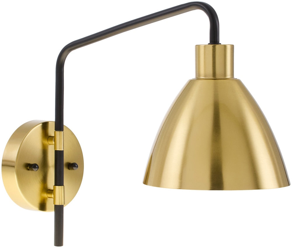 Livabliss - Munos Wall Sconce - Metallic - Brass - MUN-001 veiw 1