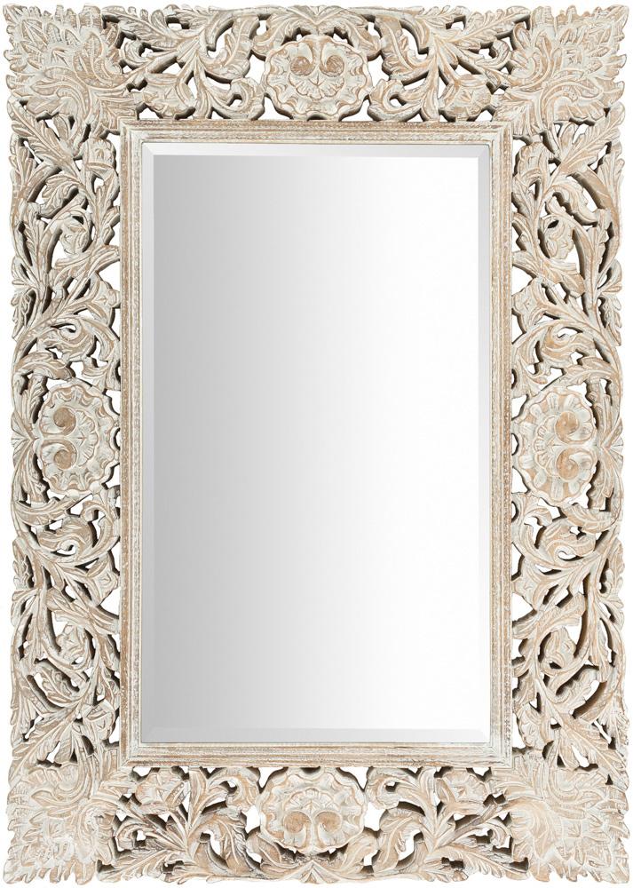 Livabliss - Naomi Accent Mirror - White - NMI001-3042 veiw 1