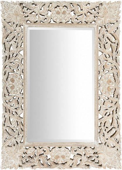 Livabliss - Naomi Accent Mirror - White - NMI001-3042 veiw 1