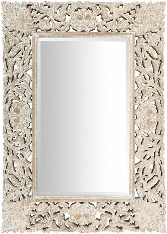 Livabliss - Naomi Accent Mirror - White - NMI001-3042 veiw 1