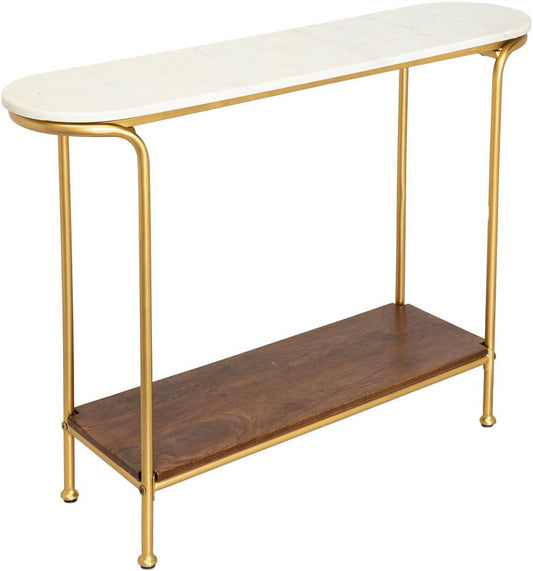 Livabliss - Nicola Console Table - White - NCL-100 veiw 1