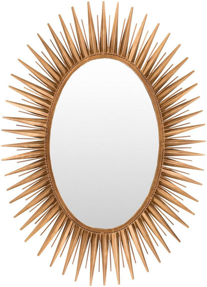 Livabliss - Nihal Accent Mirror - Metallic - Brass - MRR1014-3042 veiw 1