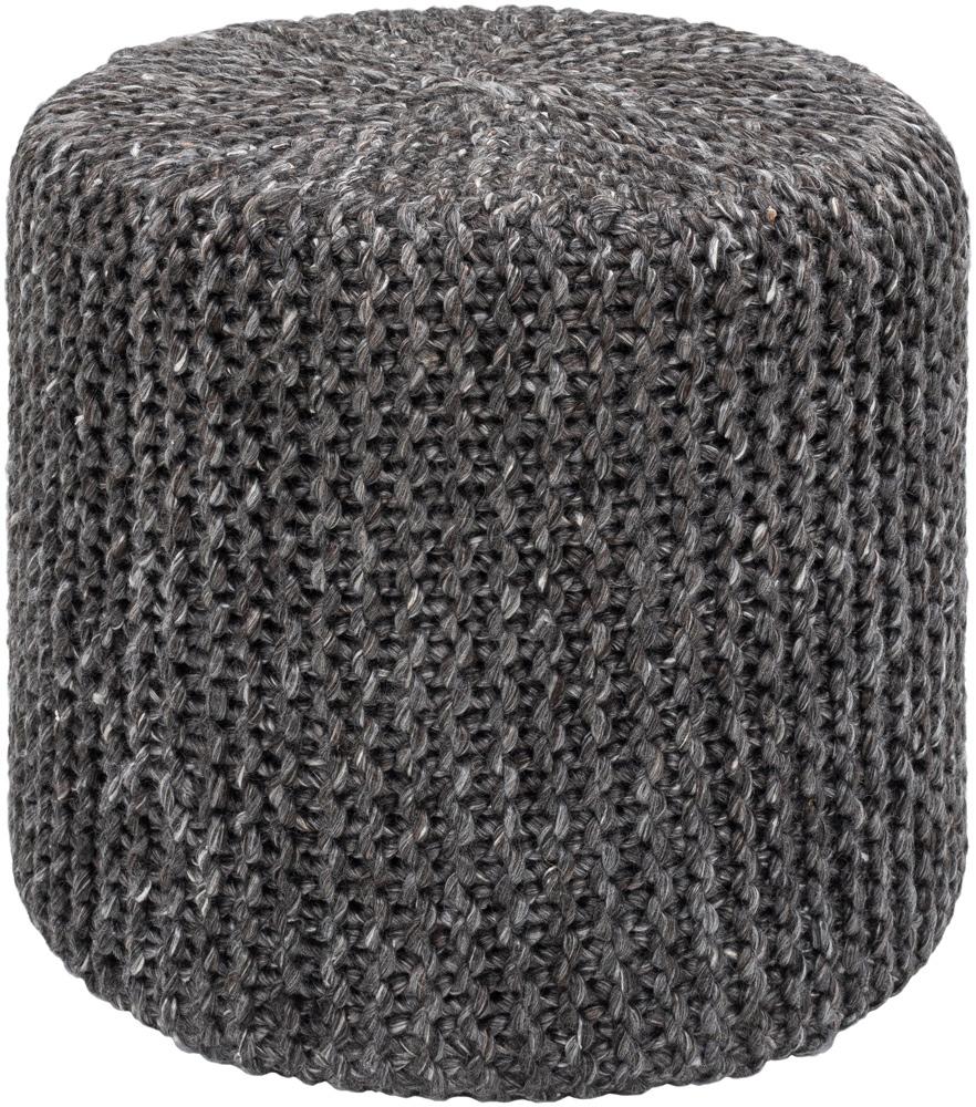 Livabliss - Prado Pouf - Charcoal - POPF004-181816 veiw 1