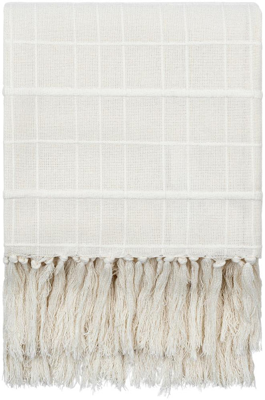 Livabliss - Prolo Throw - Cream - BOPO1002-5060 veiw 1