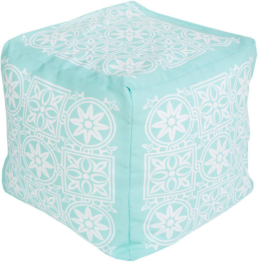 Livabliss - Rain Pouf - Aqua - POUF-255 veiw 1