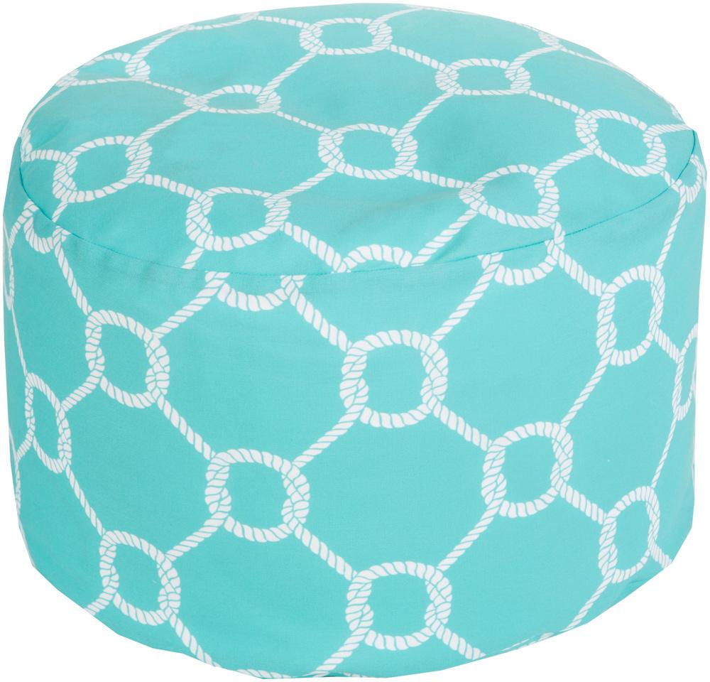 Livabliss - Rain Pouf - Aqua - POUF-299 veiw 1