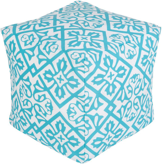Livabliss - Rain Pouf - Aqua - POUF-311 veiw 1