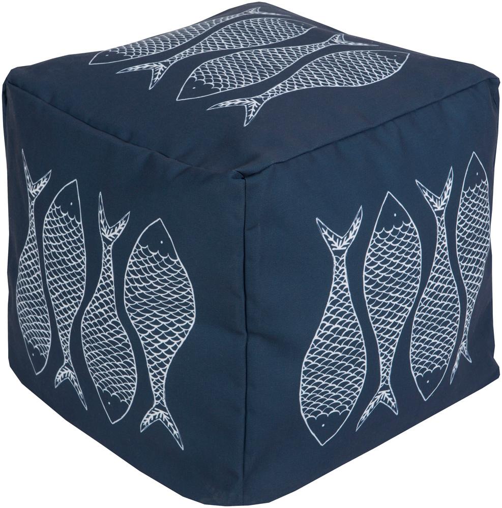 Livabliss - Rain Pouf - Dark Blue - POUF-276 veiw 1