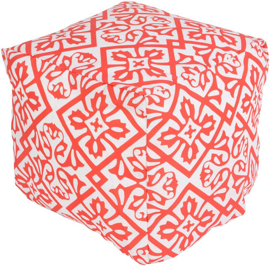 Livabliss - Rain Pouf - Dusty Coral - POUF-309 veiw 1
