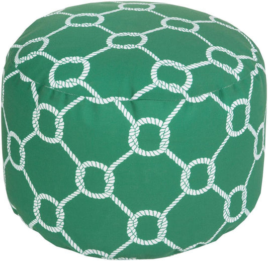 Livabliss - Rain Pouf - Emerald - POUF-297 veiw 1