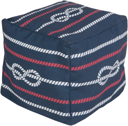 Livabliss - Rain Pouf - Navy - POUF-273 veiw 1