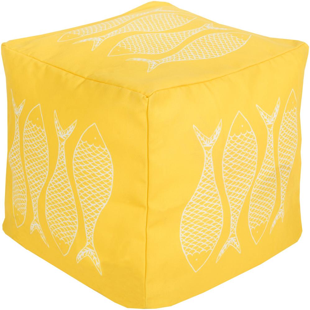 Livabliss - Rain Pouf - Orange - POUF-278 veiw 1